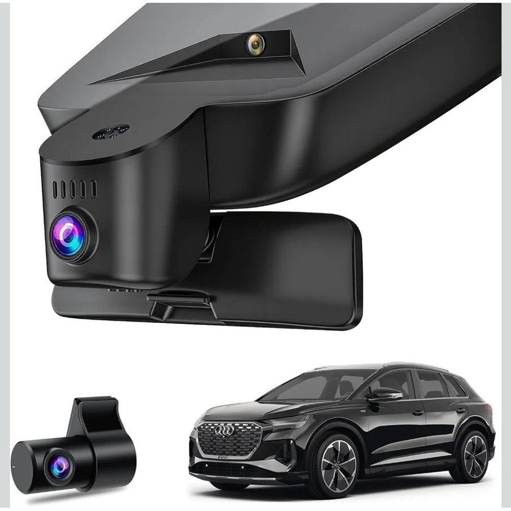 Dual Channel 4K Dash Cam for Audi 2019-2026 A4 A6 A5 Q5 WiFi App